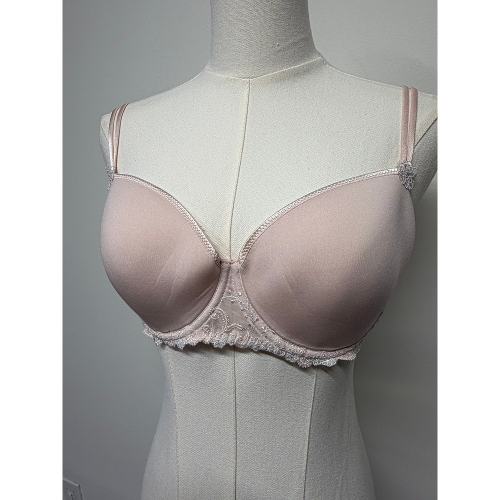 Simone Pérèle Délice 3D Spacer Bra Blush Pink Lace 30DDD 65F
